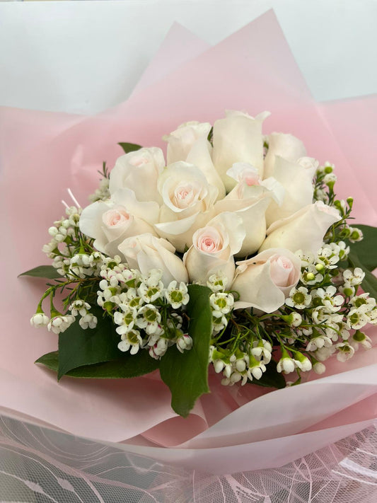 Pink Dozen Dome Bouquet