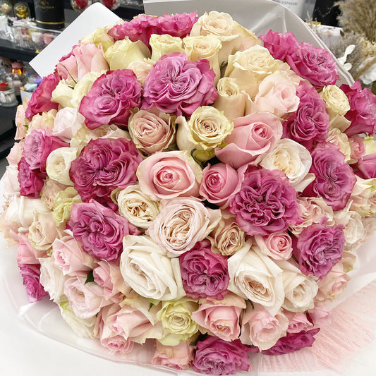 100 roses bouquet