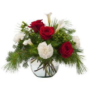 Round Festive Arrangement